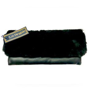 NWT-Faux Fur Clutch-La Regale